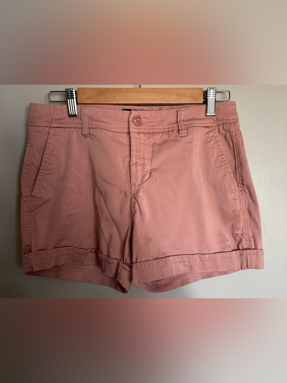 Liverpool Los Angeles Blush Pink Chino Shorts Women’s Size 6